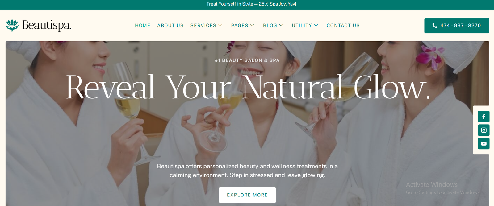 salon booking site